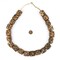 The Bead Chest Carved Eye Brown Bone Beads Barrel 26mm Kenya African Cylinder Large Hole 24 Inch Strand Handmade